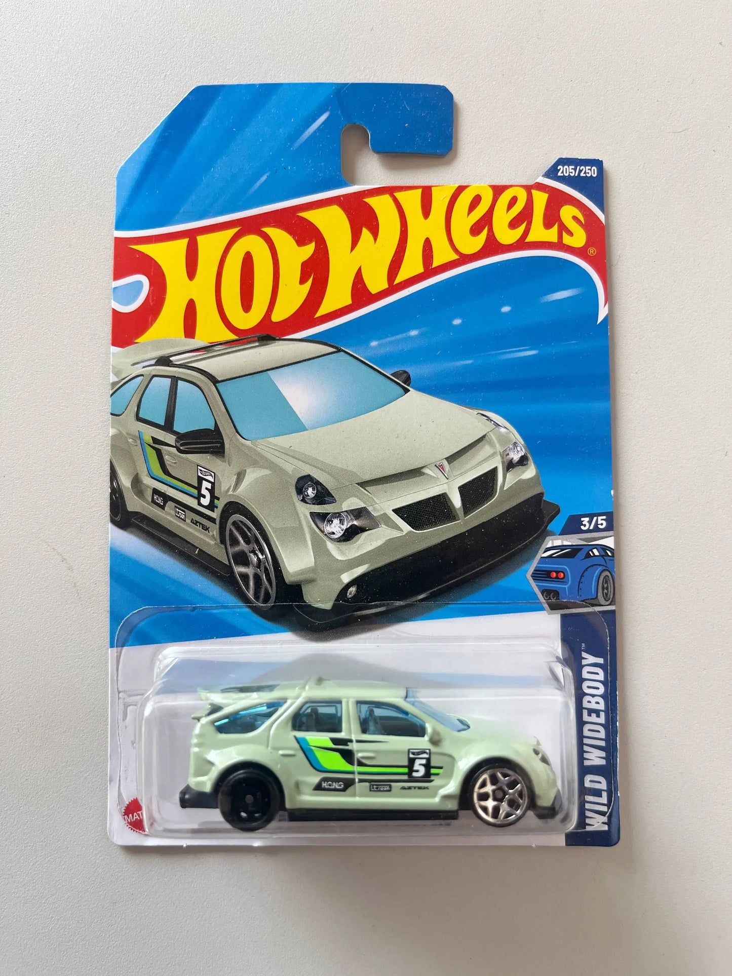 Hot Wheels Pontiac Aztek “Wild Widebody” – 205/250 Die-Cast Car (3/5 HW Wagons Series)