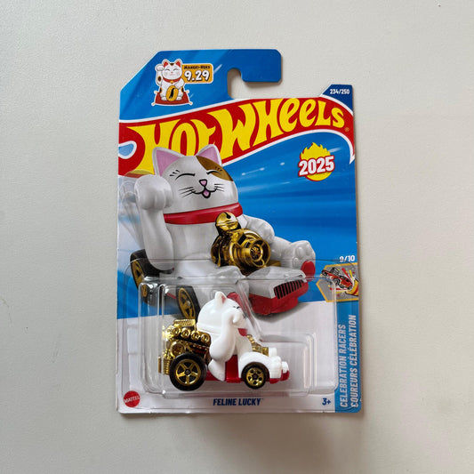 Hot Wheels Feline Lucky – Fantasy Cat-Themed Collectible Car