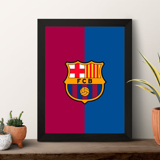 FC Barcelona Logo Wall Art Frame – Blaugrana Pride