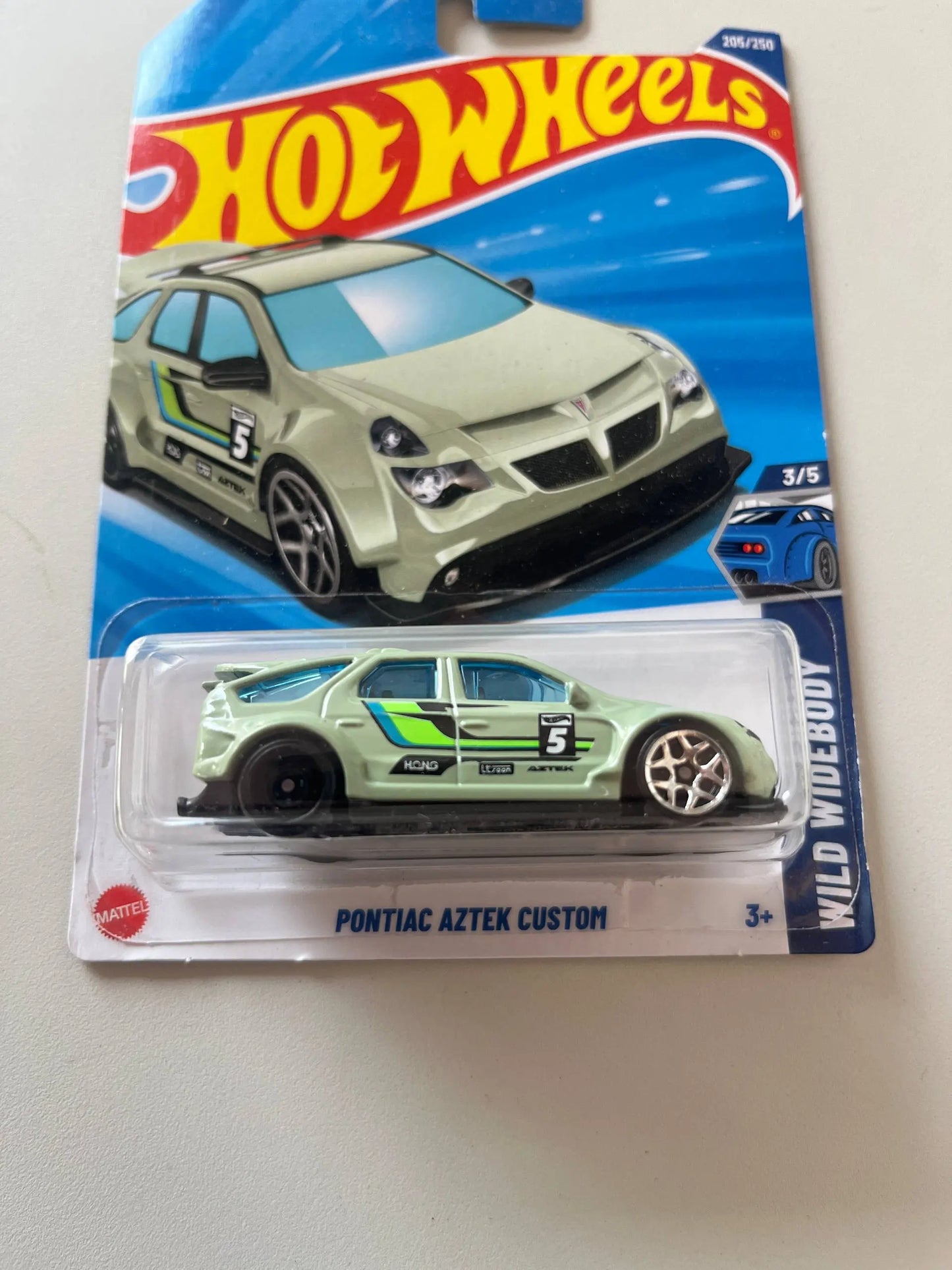Hot Wheels Pontiac Aztek “Wild Widebody” – 205/250 Die-Cast Car (3/5 HW Wagons Series)
