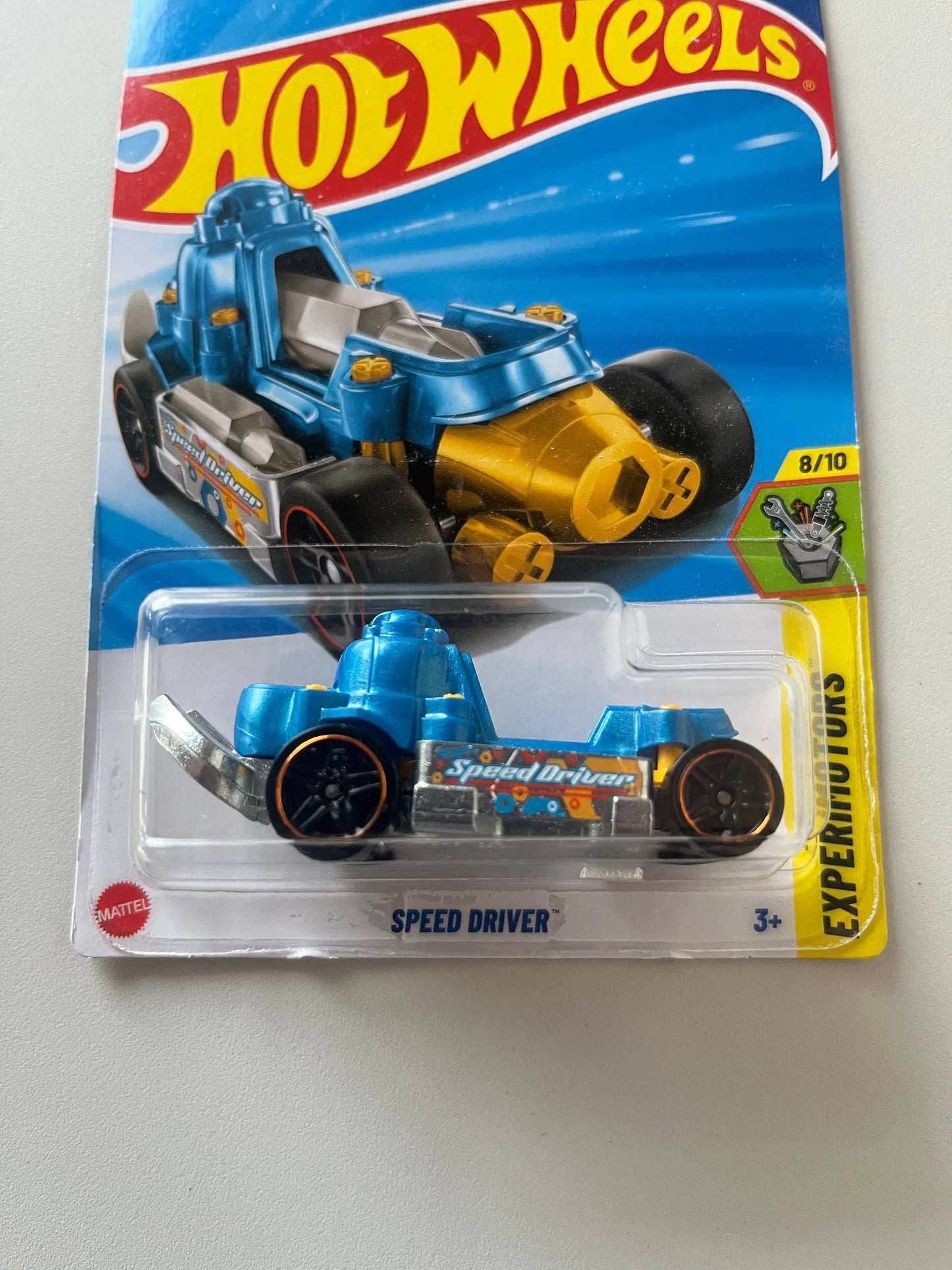 Hot Wheels Speed Driver – 2025 Die-Cast Car (Experimotors Series 8/10, Functional Tool Car)