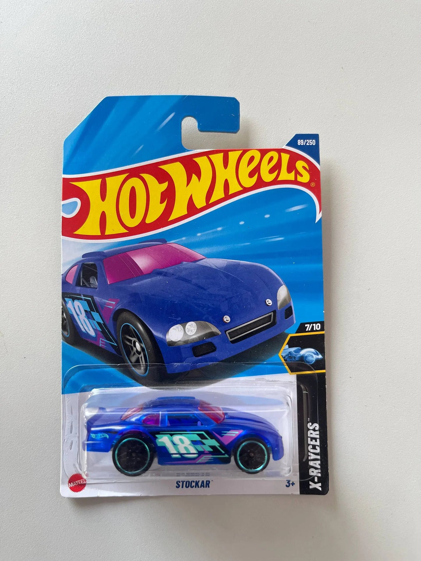 Hot Wheels 2025 Stockar – X-Raycers Series Blue #89/250 Diecast Car
